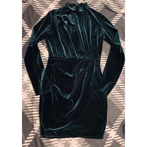 Fashion Nova Emerald Dress *EUC*